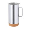 Tasse Isotherme Éco-responsable Personnalisée Thermique - Frilan Matières : liège Couleurs : argenté
