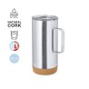 Tasse Isotherme Éco-responsable Personnalisée Thermique - Frilan Matières : liège Couleurs : argenté personnalisable avec votre 