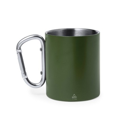 Tasse Personnalisable en Acier Inox Recyclé Lecrer Couleurs : rouge Matières : acier inoxydable recyclé personnalisation sur mes
