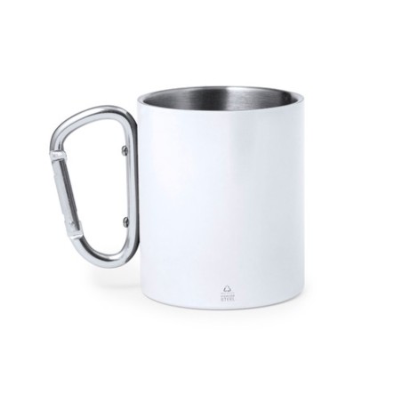 Tasse Personnalisable en Acier Inox Recyclé Lecrer Couleurs : rouge Matières : acier inoxydable recyclé cadeau collaborateur pre