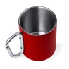 Tasse Personnalisable en Acier Inox Recyclé Lecrer Couleurs : rouge Matières : acier inoxydable recyclé goodies personnalisé en 