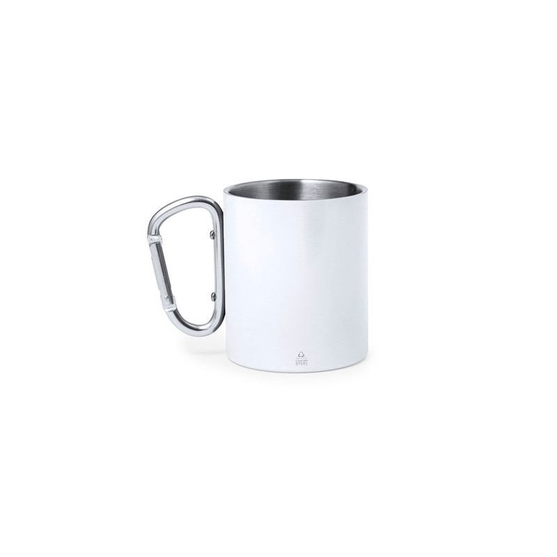 Tasse Personnalisable en Acier Inox Recyclé Lecrer Couleurs : noir Matières : acier inoxydable recyclé personnalisation rapide e