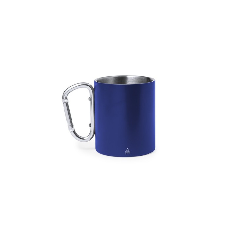 Tasse Personnalisable en Acier Inox Recyclé Lecrer Couleurs : blanc Matières : acier inoxydable recyclé goodies entreprise desig