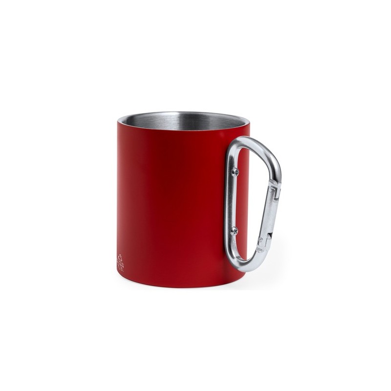 Tasse Personnalisable en Acier Inox Recyclé Lecrer Couleurs : blanc Matières : acier inoxydable recyclé objet publicitaire robus