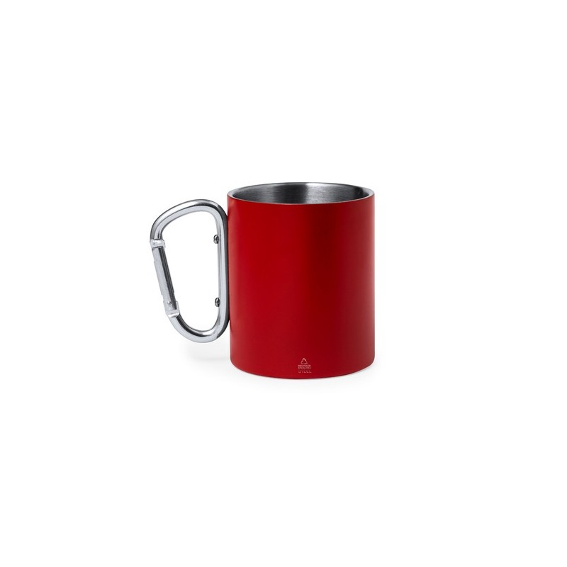 Tasse Personnalisable en Acier Inox Recyclé Lecrer Couleurs : vert Matières : acier inoxydable recyclé objet promo petit budget