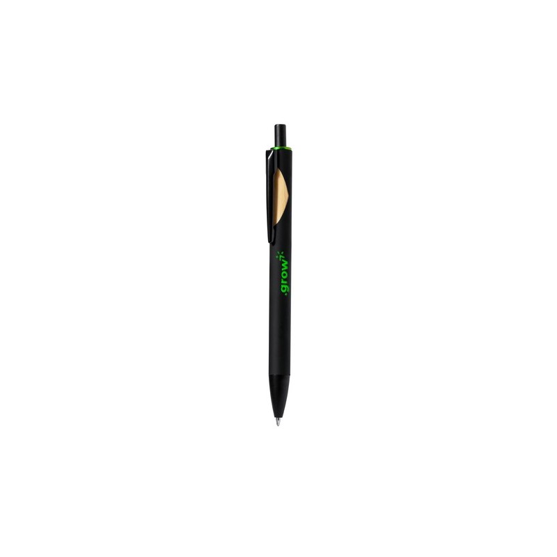 Stylo Publicitaire Personnalisé de 20 cm - Piklam Matières : bambou Couleurs : vert goodies publicitaire événementiel