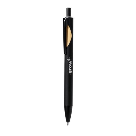 Stylo Publicitaire Personnalisé de 20 cm - Piklam Matières : bambou Couleurs : vert personnalisation sur mesure