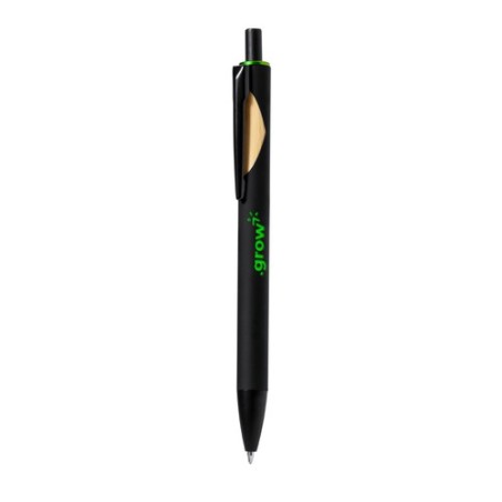 Stylo Publicitaire Personnalisé de 20 cm - Piklam Matières : bambou Couleurs : bleu goodies personnalisé en stock