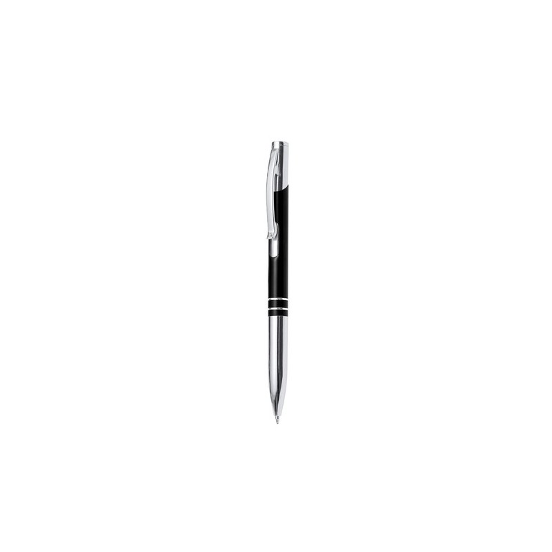 Stylo Bille Personnalisé Mafei Matières : aluminium Couleurs : noir marquage laser ultra précis
