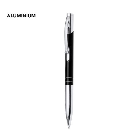 Stylo Bille Personnalisé Mafei Matières : aluminium Couleurs : gris goodies entreprise design
