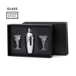 Set d'Accessoires de Bar Cocktail Personnalisés Élégants Cefiro Couleurs : argenté 2
