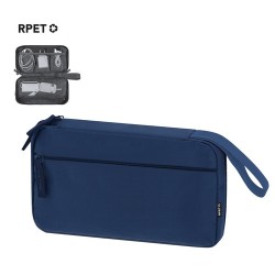 Trousse organisatrice personnalisée pas cher - Saldrick Matières : PET recyclé Couleurs : noir 2