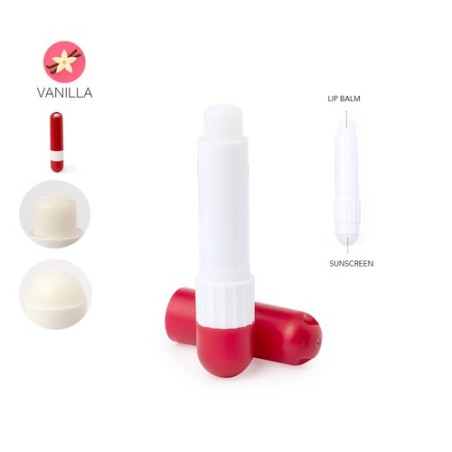 Set de Baume & Crème Solaire Personnalisé Canen Couleurs : rouge personnalisation rapide en France