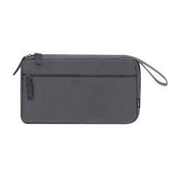 Trousse organisatrice personnalisée pas cher - Saldrick Matières : PET recyclé Couleurs : bleu marine cadeau entreprise pas cher