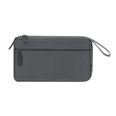 Trousse organisatrice personnalisée pas cher - Saldrick Matières : PET recyclé Couleurs : bleu marine cadeau entreprise pas cher