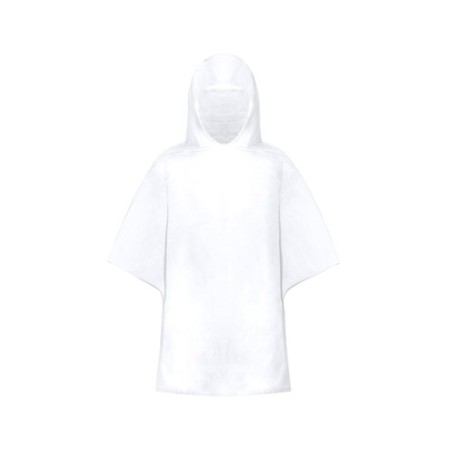 Poncho Éco-responsable Imperméable Personnalisé pas cher - Claytop Matières : polyéthylène (PE) Couleurs : vert marquage couleur