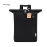 Sac à dos personnalisé pas cher Antrim Couleurs : noir Matières : toile recyclée personnalisable avec votre logo