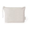 Trousse Éco-responsable Personnalisable Theris Matières : coton recyclé Couleurs : naturel