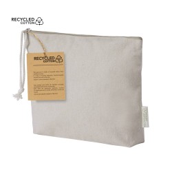 Trousse Éco-responsable Personnalisable Theris Matières : coton recyclé Couleurs : naturel 2