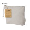 Trousse Éco-responsable Personnalisable Theris Matières : coton recyclé Couleurs : naturel personnalisable avec votre logo