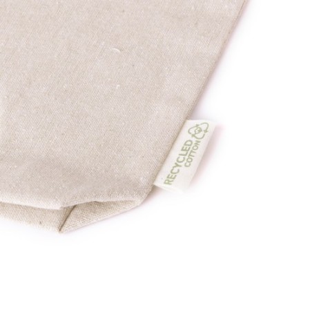 Trousse Éco-responsable Personnalisable Theris Matières : coton recyclé Couleurs : naturel impression haute définition
