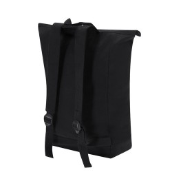 Sac à dos personnalisé pas cher Antrim Couleurs : noir Matières : toile recyclée marquage laser ultra précis