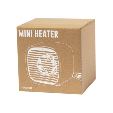 Chauffage Mini Personnalisé Éco-responsable, Solution Idéale contre le Froid - Durden Couleurs : blanc impression haute définiti