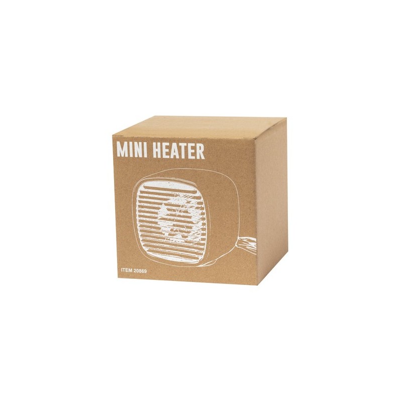 Chauffage Mini Personnalisé Éco-responsable, Solution Idéale contre le Froid - Durden Couleurs : blanc marquage laser ultra préc