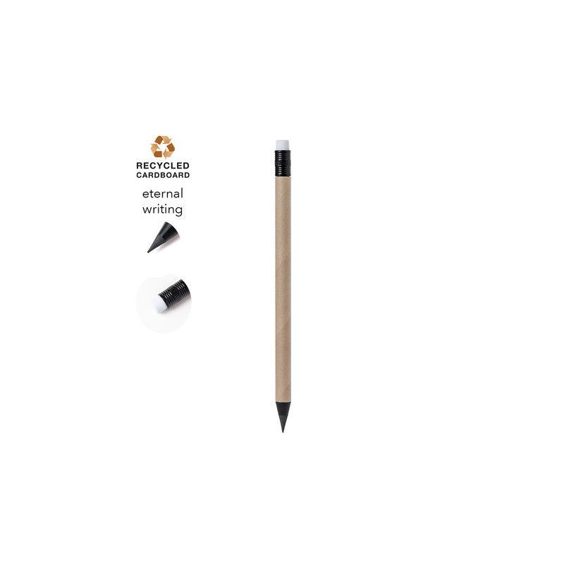 Crayon Éco-responsable Pratique Personnalisé pas cher - Depex Matières : carton recyclé Couleurs : bleu personnalisation rapide 