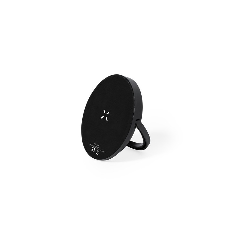 Chargeur Sans Fil Personnalisable 15W Éco-responsable Bellmer Matières : aluminium Couleurs : blanc cadeau client original