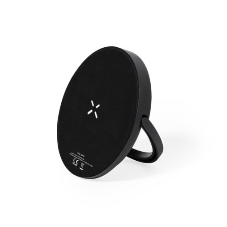 Chargeur Sans Fil Personnalisable 15W Éco-responsable Bellmer Matières : aluminium Couleurs : blanc cadeau client original