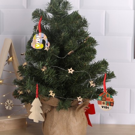Ornement de Noël personnalisé et pas cher Clixar Matières : bois impression haute définition