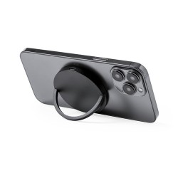Chargeur Sans Fil Personnalisable 15W Éco-responsable Bellmer Matières : aluminium Couleurs : noir accessoire événementiel uniqu