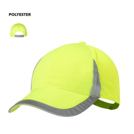 Casquette Personnalisable et Sécurisée de Destada Matières : polyester Couleurs : jaune personnalisable avec votre logo
