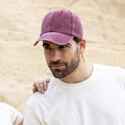 Casquette Personnalisable en Coton Bongs Matières : coton Couleurs : gris objet promotionnel éco-responsable