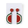 Boucles d'Oreille Personnalisées Colorées et Uniques Kely pas cher Matières : acrylique Couleurs : jaune citron goodies publicit