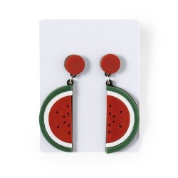 Boucles d'Oreille Personnalisées Colorées et Uniques Kely pas cher Matières : acrylique Couleurs : jaune citron 2