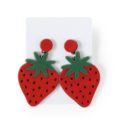 Boucles d'Oreille Personnalisées Colorées et Uniques Kely pas cher Matières : acrylique Couleurs : rose goodies entreprise desig