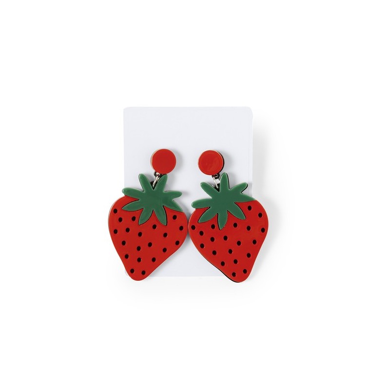 Boucles d'Oreille Personnalisées Colorées et Uniques Kely pas cher Matières : acrylique Couleurs : rose goodies entreprise desig