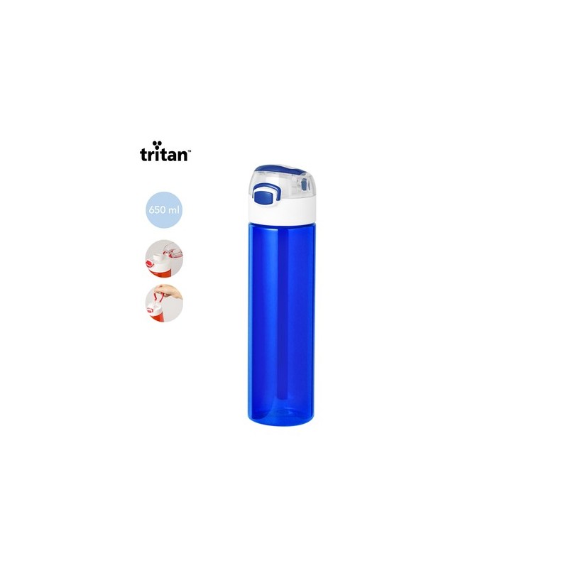 Gourde Personnalisée Pratique - Tanely Matières : tritan Couleurs : blanc objet promotionnel éco-responsable
