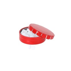 Distributeur personnalisé de bonbons pas cher Mizzen Matières : métal Couleurs : blanc 2