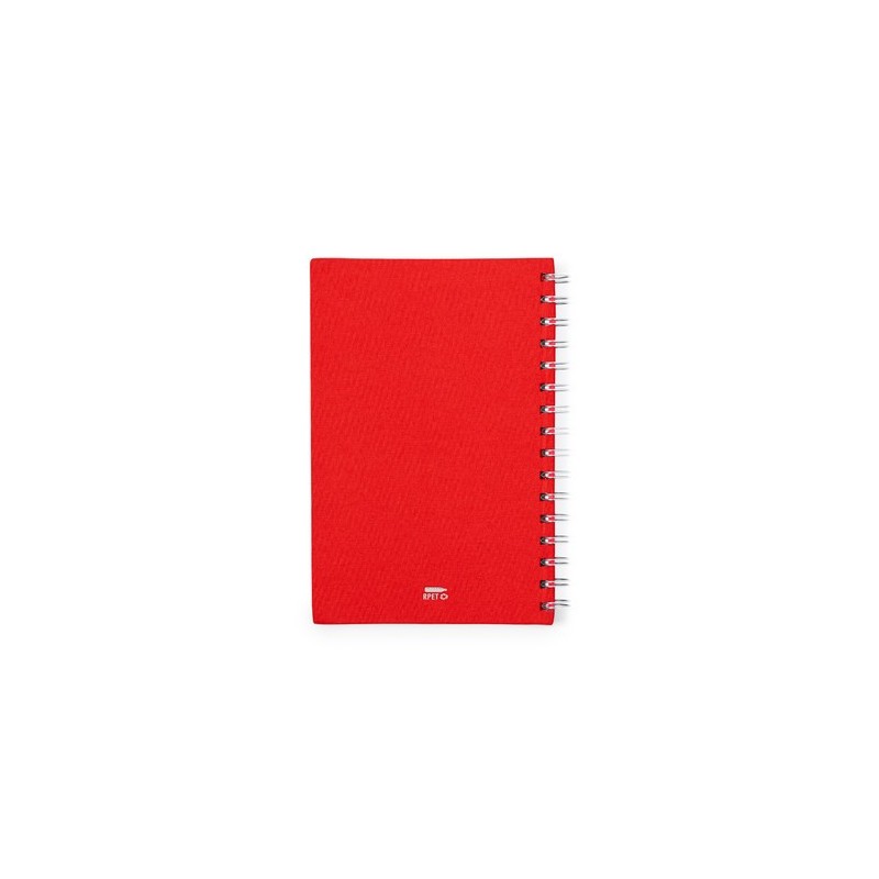 Bloc Notes Personnalisé Éco-responsable et Pratique - Kimberly Matières : PET recyclé Couleurs : blanc objet promo petit budget