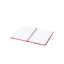 Bloc Notes Personnalisé Éco-responsable et Pratique - Kimberly Matières : PET recyclé Couleurs : blanc goodies personnalisé en s