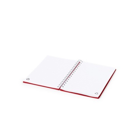 Bloc Notes Personnalisé Éco-responsable et Pratique - Kimberly Matières : PET recyclé Couleurs : blanc goodies personnalisé en s