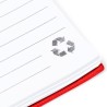 Bloc Notes Personnalisé Éco-responsable et Pratique - Kimberly Matières : PET recyclé Couleurs : blanc personnalisable avec votr