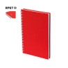 Bloc Notes Personnalisé Éco-responsable et Pratique - Kimberly Matières : PET recyclé Couleurs : rouge marquage laser ultra préc