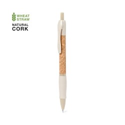 Stylo Éco-responsable Personnalisé pour votre Entreprise - Ankor Matières : liège Couleurs : noir 2
