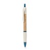 Stylo Éco-responsable Personnalisé pour votre Entreprise - Ankor Matières : liège Couleurs : noir marquage couleur éclatante