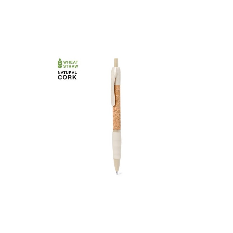 Stylo Éco-responsable Personnalisé pour votre Entreprise - Ankor Matières : liège Couleurs : naturel livraison express 24h 48h
