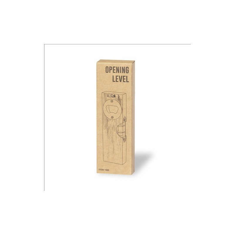 Décapsuleur Multifonctions en Bambou - Level Ouvre Bouteille Nudok Personnalisé